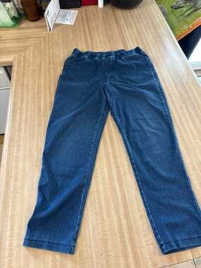 Avenue Women's Plus Size Emma Wide Leg Jean - 16, Mid Wash at Amazon Women's Jea